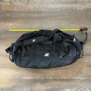 Black-on-black medium EMS duffle bag